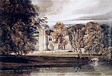 Thomas Girtin The East End of Bolton Abbey, from across the River Wharfe painting